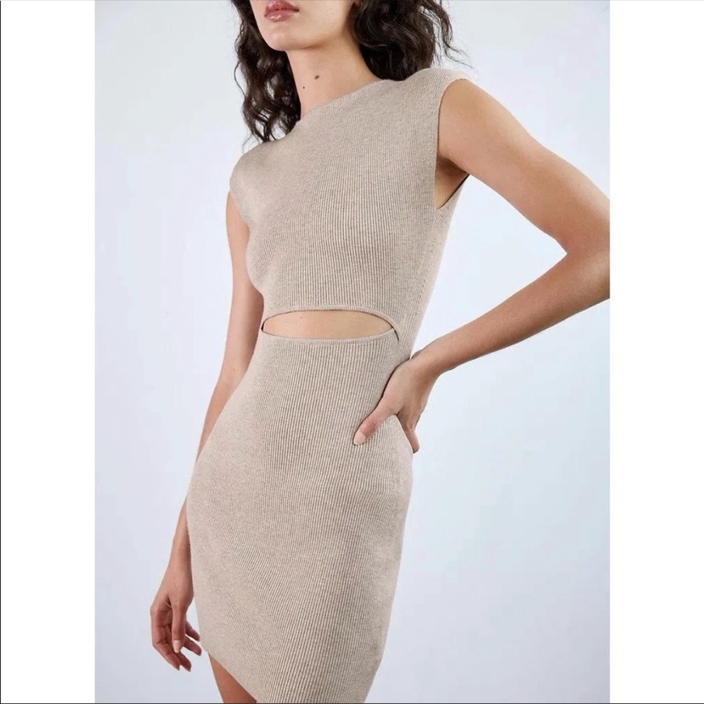 Wilfred Free cut out knit dress